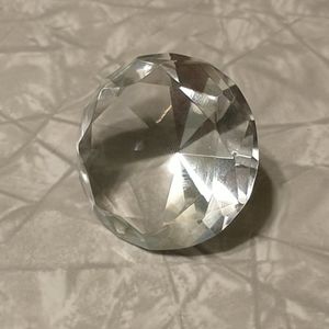 Fake clear large diamond paperweight